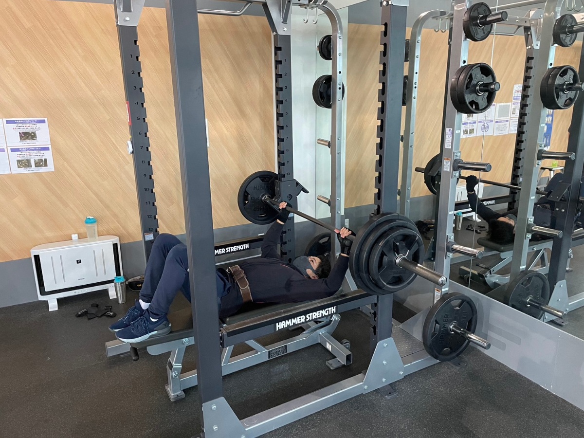 ベンチプレス本格開始