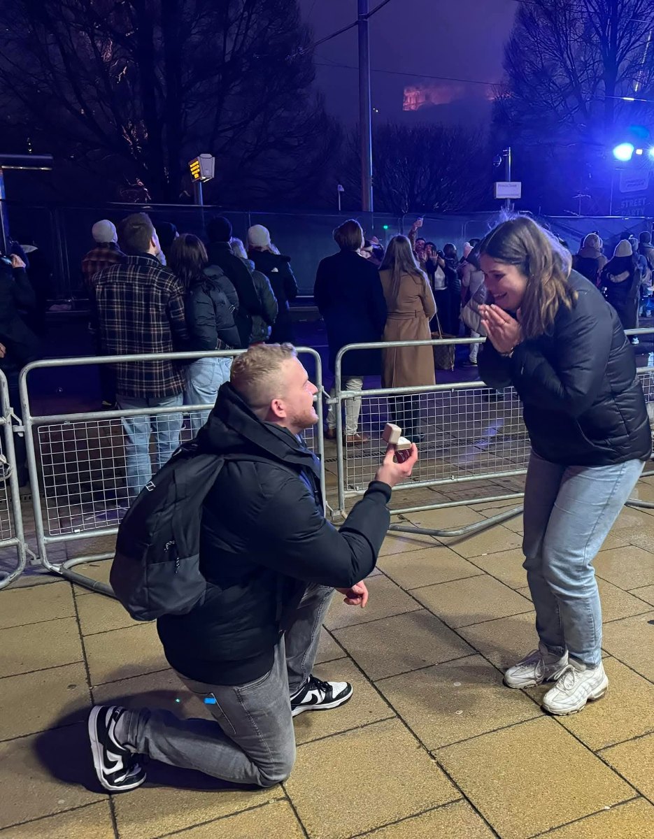 The Proposal - New Year's Day 2024 in Edinburgh