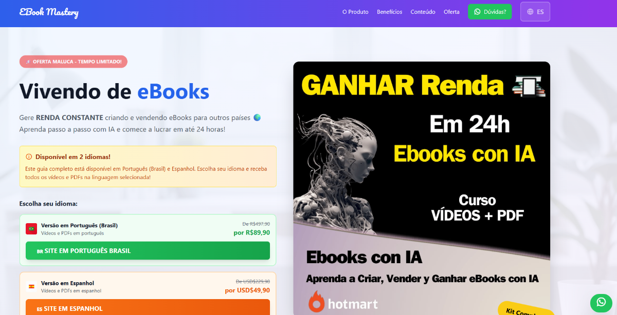 Vivendo de eBooks