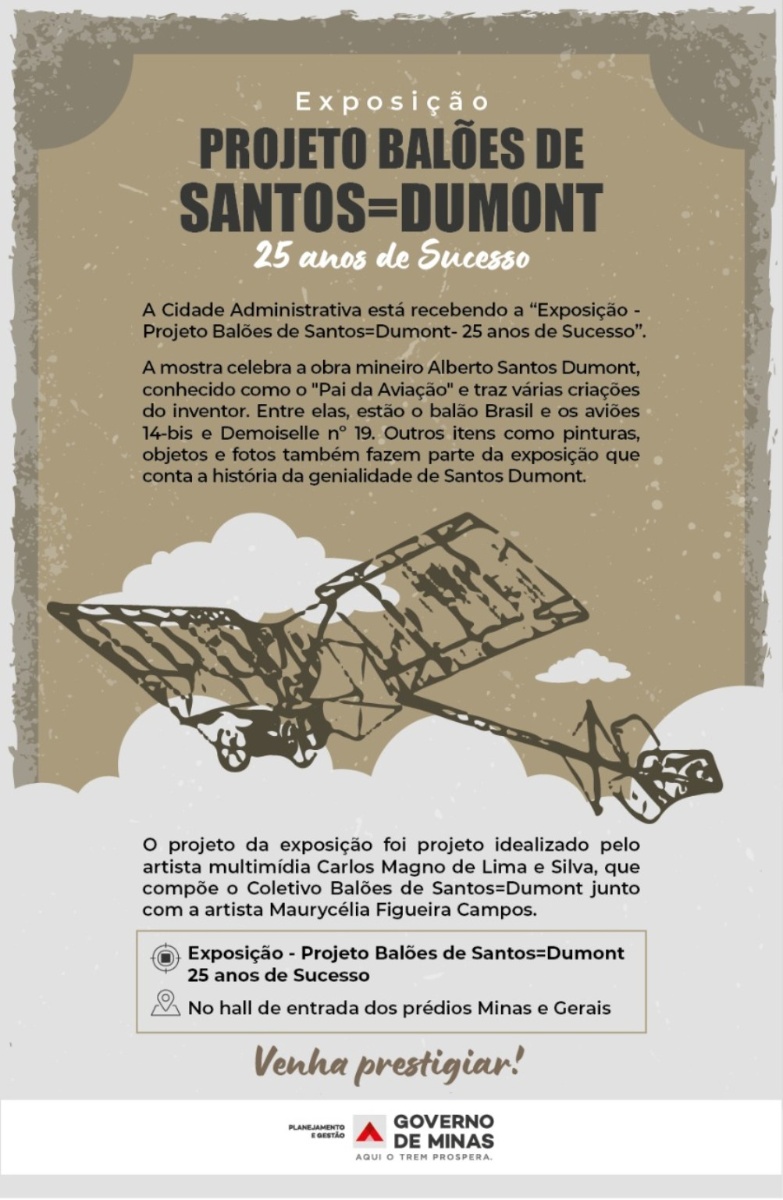 Exposição Projeto Balões de Santos=Dumont - 25 Anos de Sucesso