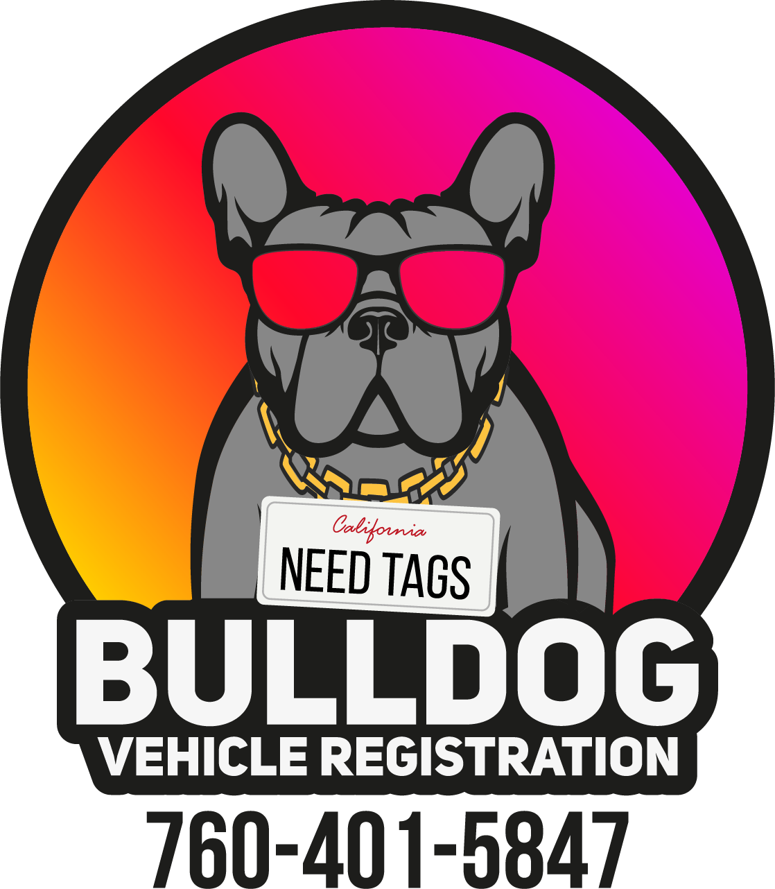 Bulldog Vehicle Registration Logo
