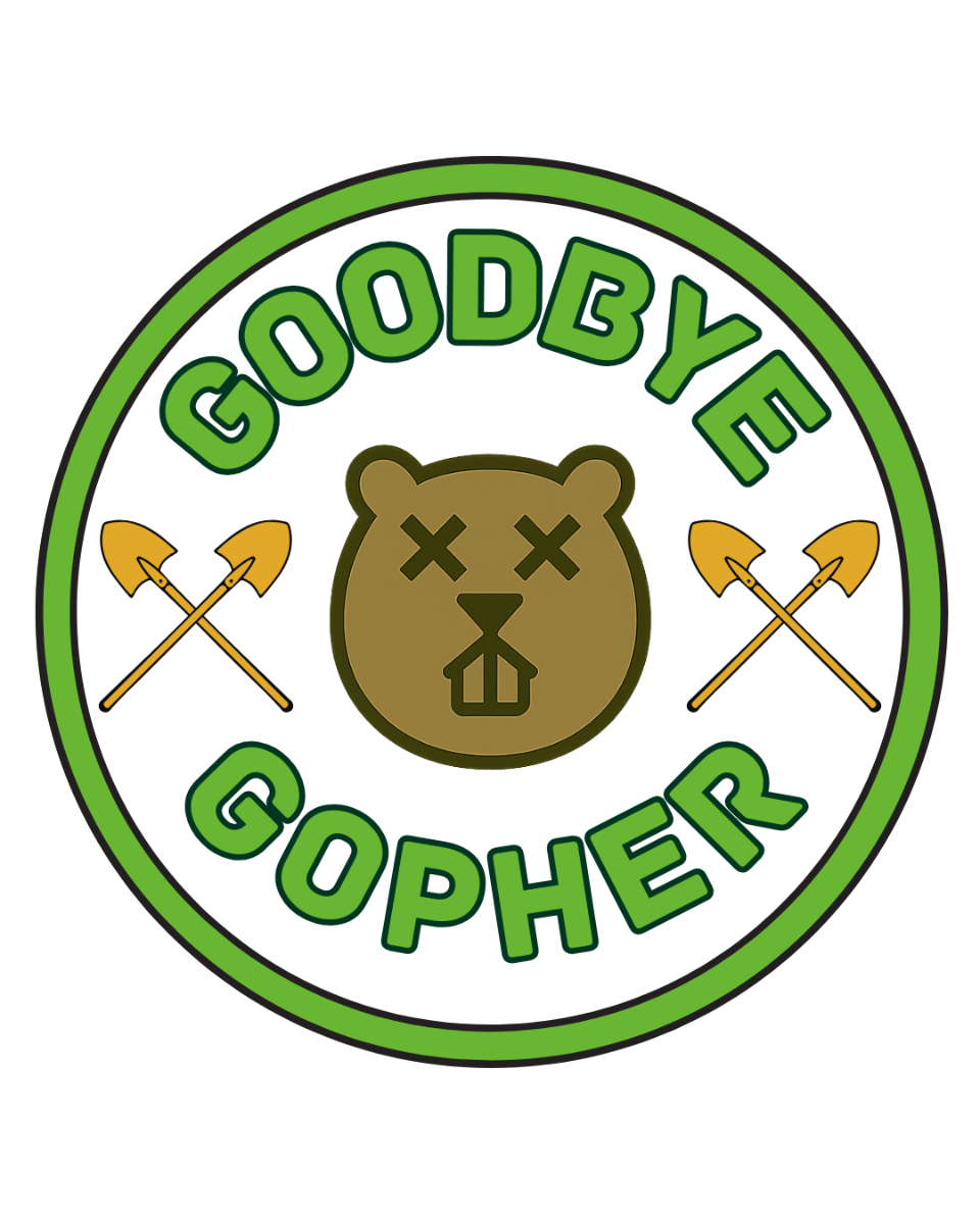 Goodbye Gopher Logo