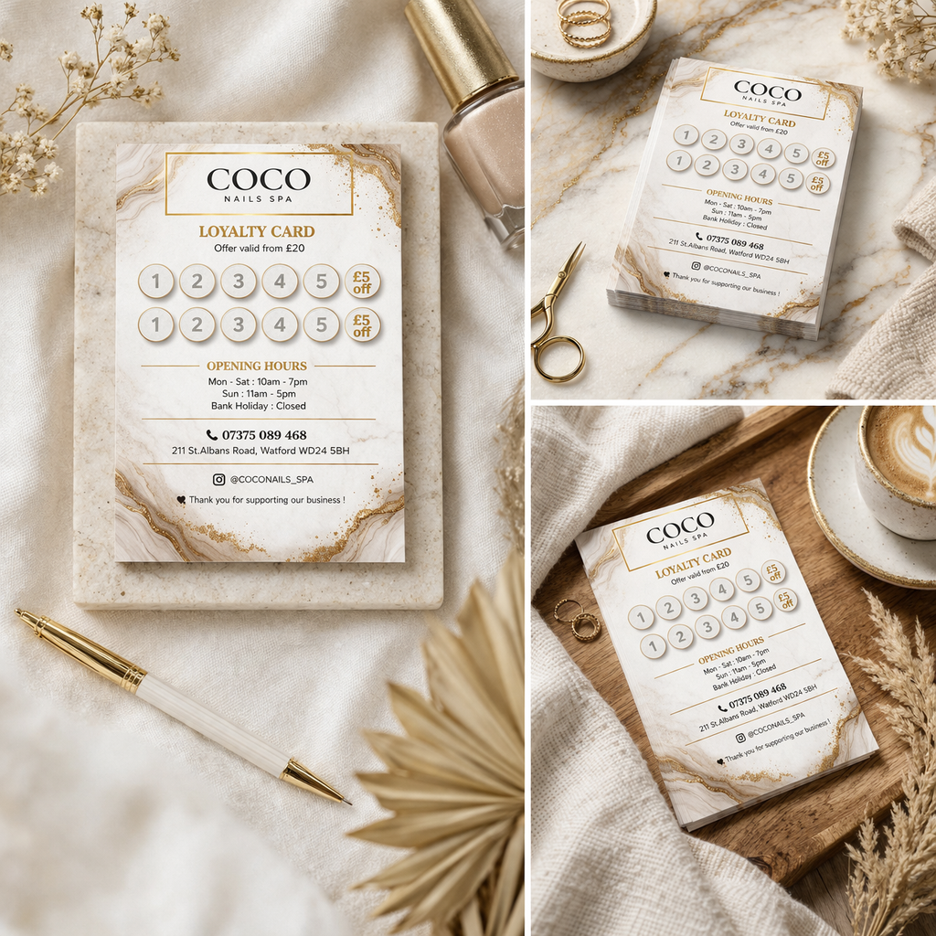 Coco Nails Loyalty Card