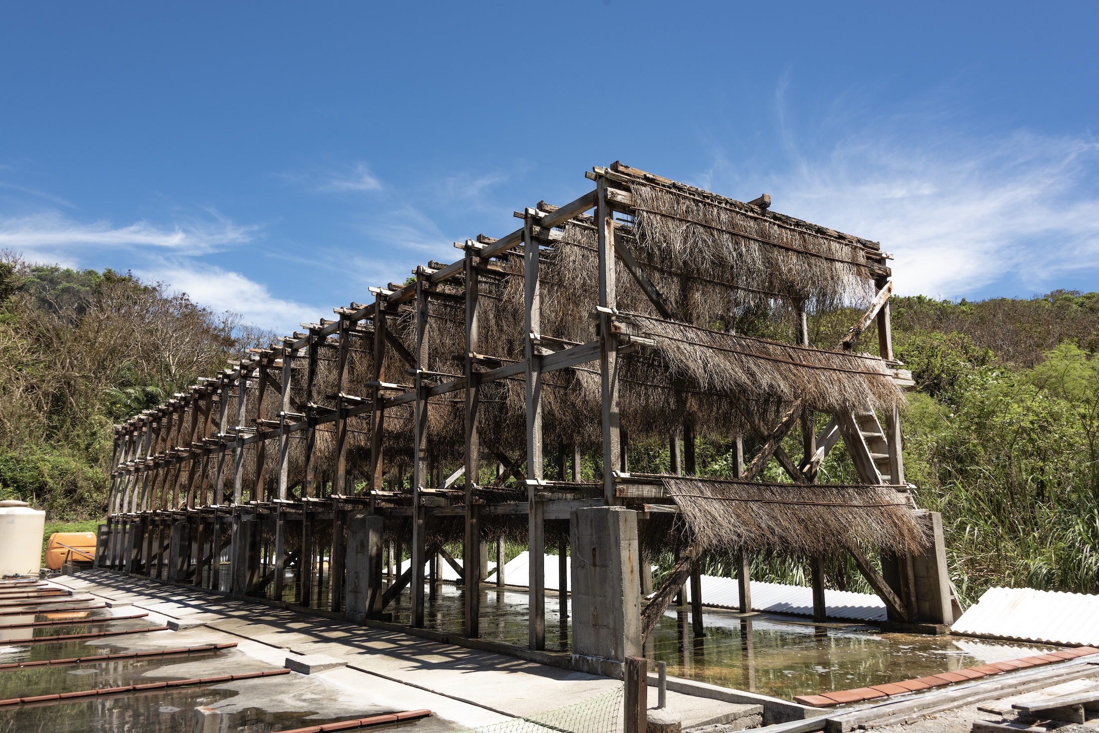 浜比嘉島の塩田