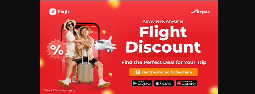 Airpaz Global Flight Discount Campaign