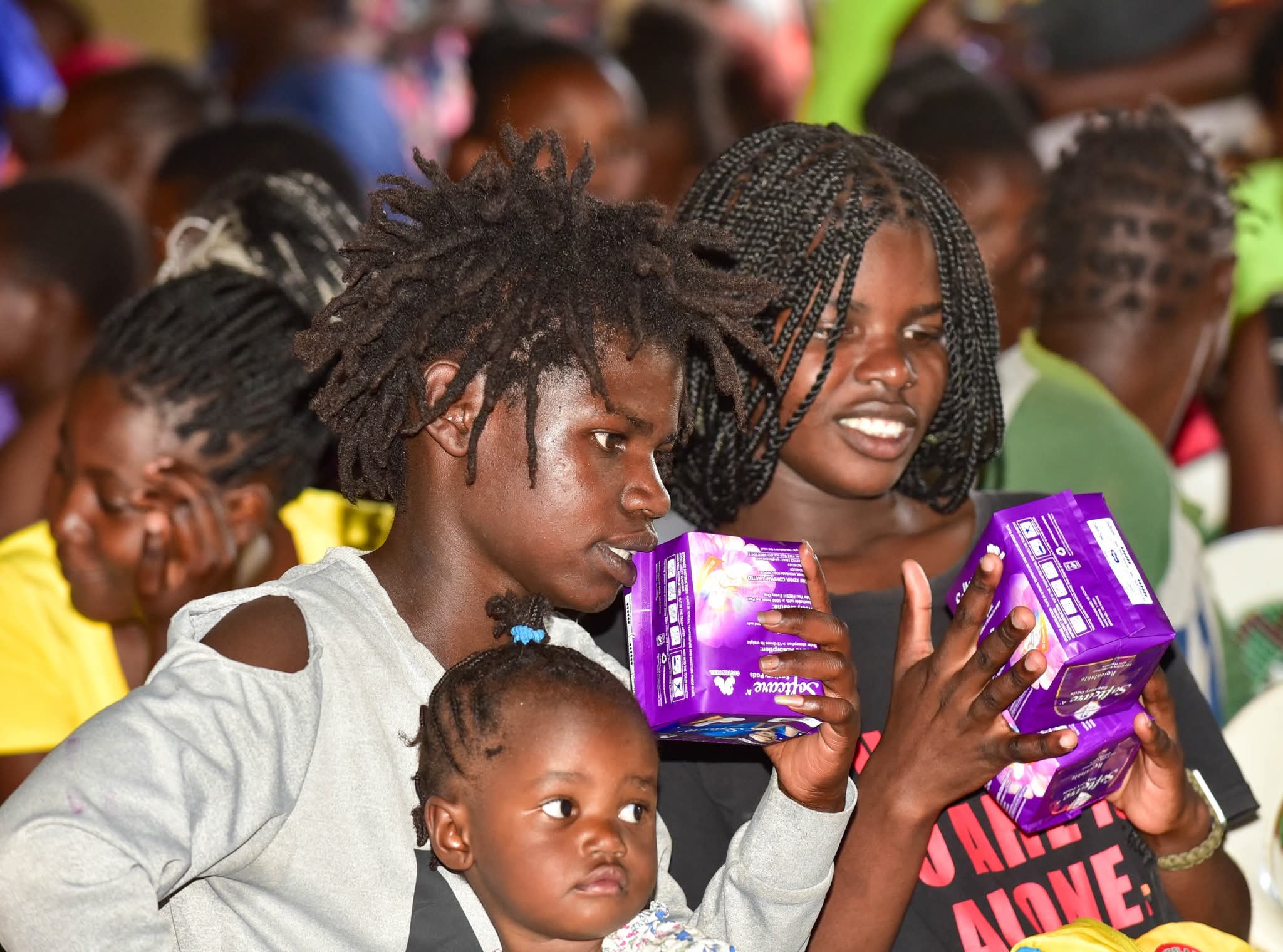 Sanitary Pads Giveaway - Mathare