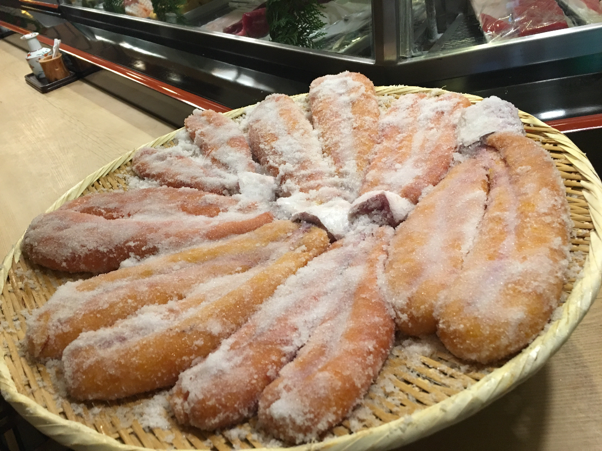 江戸前の仕込み・塩締め