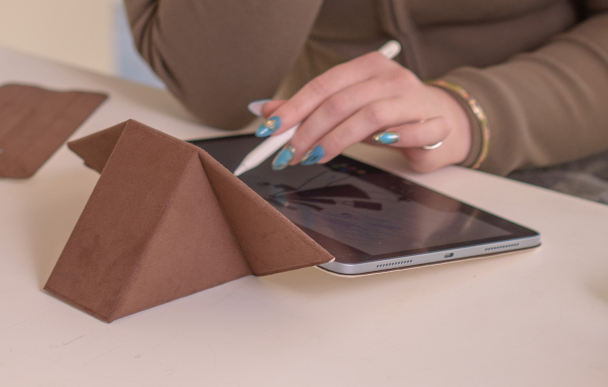 描くための横向き角度