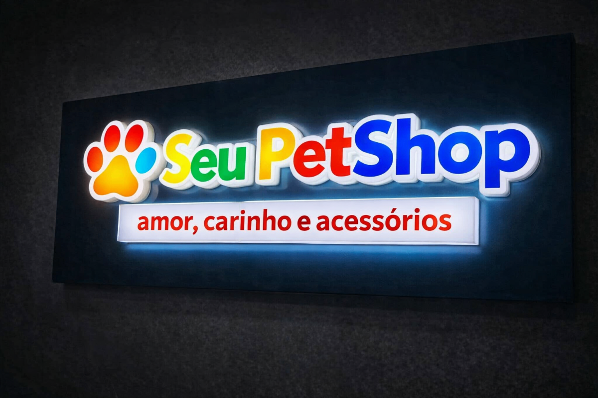 Letreiro Luminoso 3D