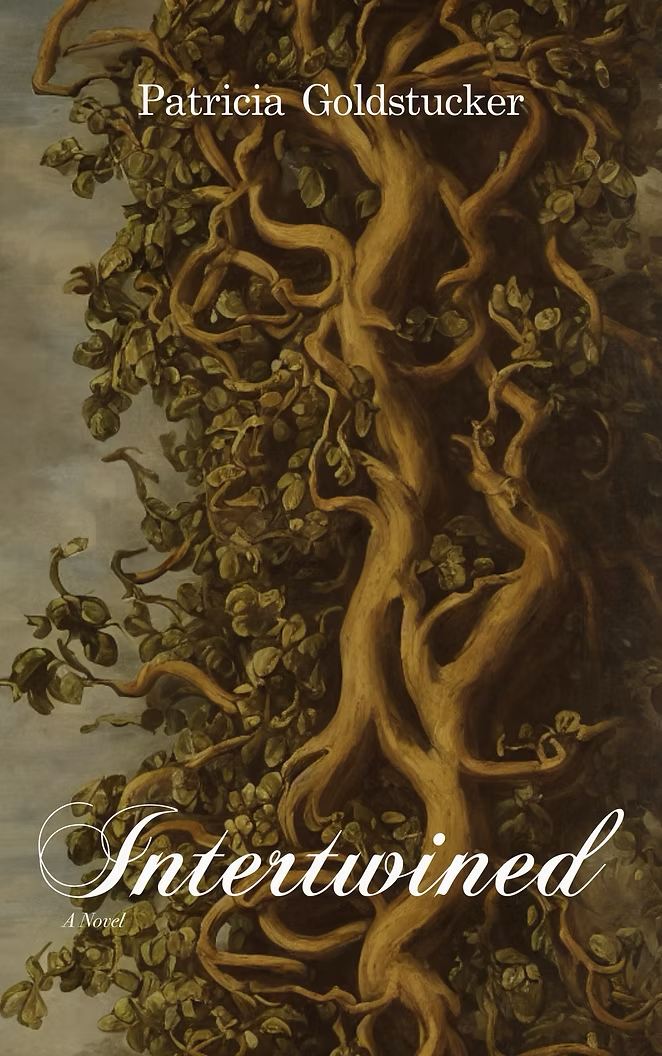 Intertwined book cover by Patricia Goldstucker
