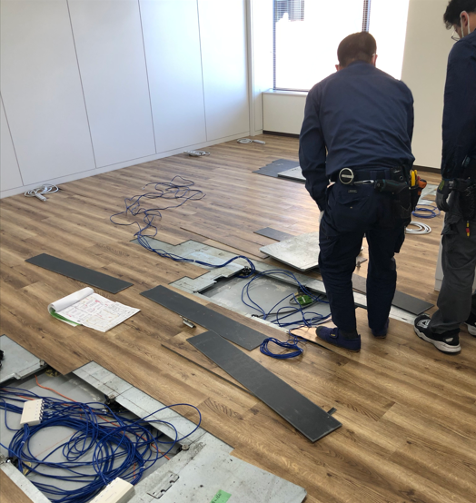 完成したネットワーク環境