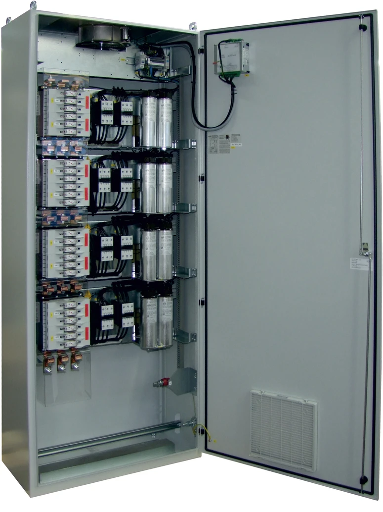 整套可程式自動功因控制盤 - LSW/LSF/動態 去諧波電容器組