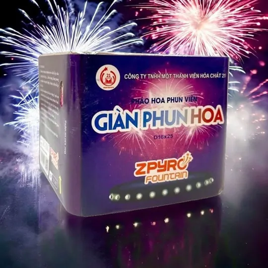 Giàn Phun Hoa 25 Ống