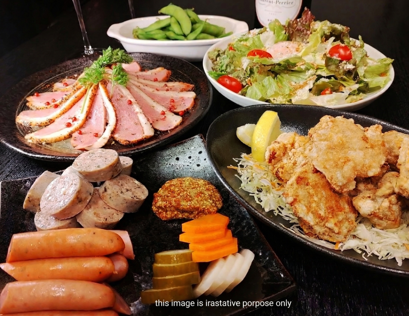 Light food and drinks