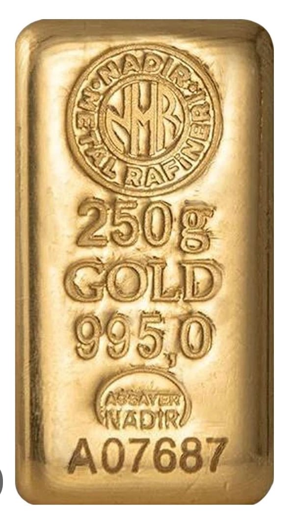 250 Gram 24 Ayar Altın