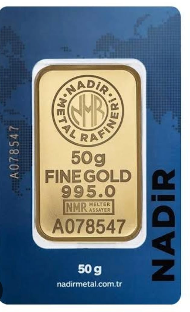 50 Gram 24 Ayar Altın