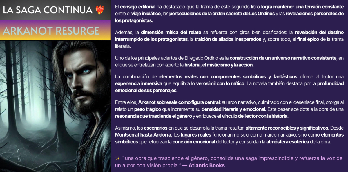 Arkanot Resurge - El Legado Ordino