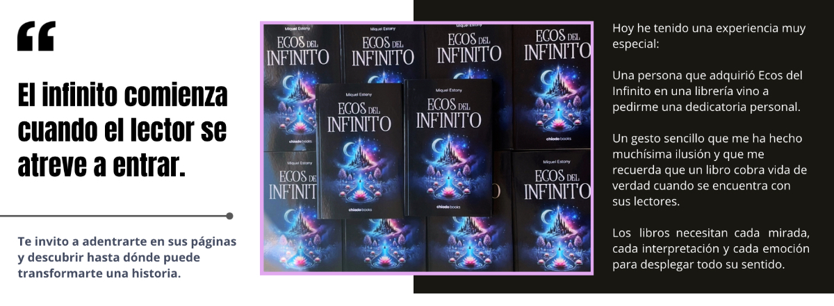 El infinito comienza cuando el lector se atreve a entrar