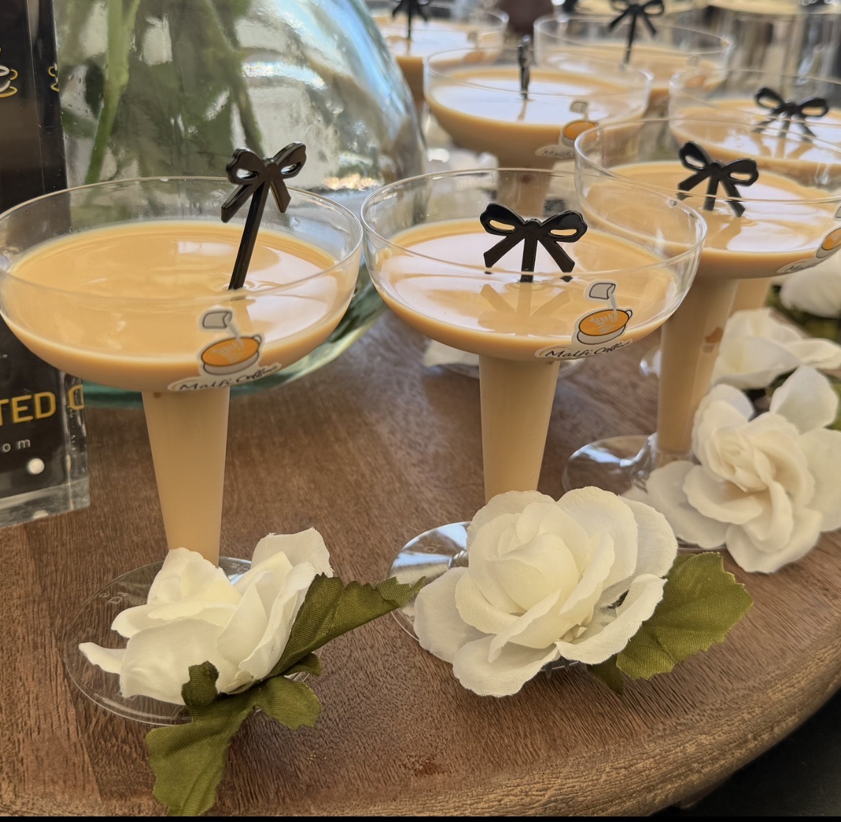 Garden party drinks station