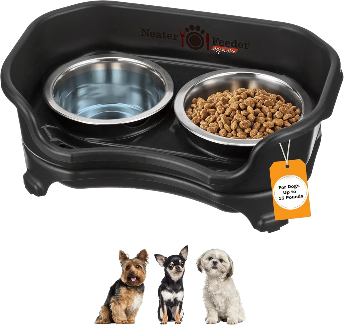 Neater Feeder Express Elevated Dog Bowls (Spill-Proof Feeding Station) - Dogs Neater Feeder Express Elevated Dog Bowls (Spill-Proof Feeding Station)
