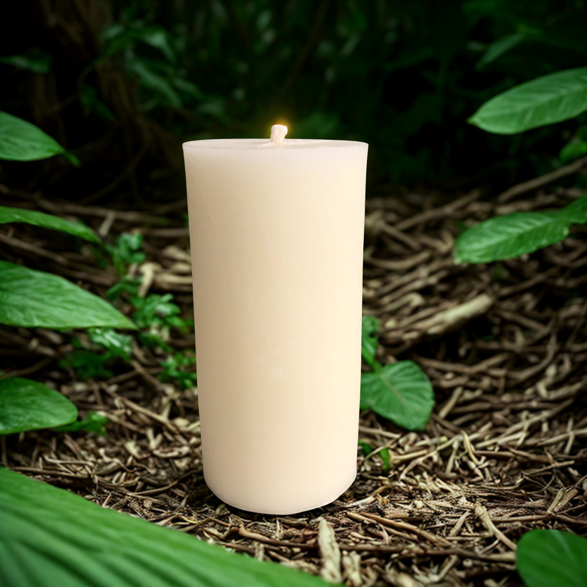 Natūrali Gracija - palmių vaško žvakė