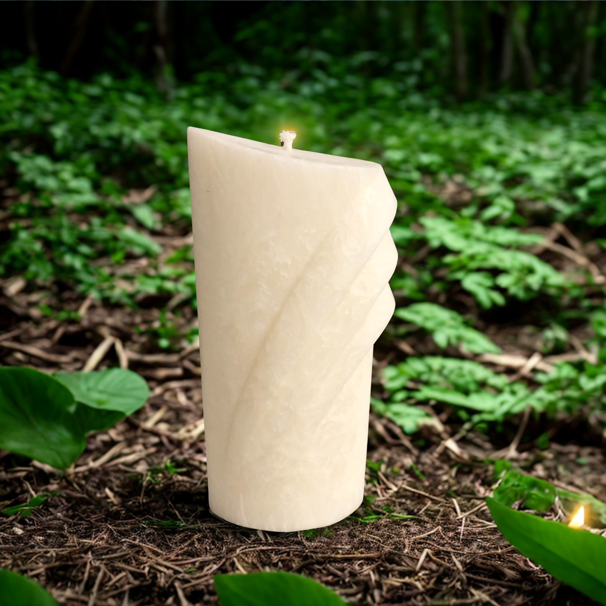 Skulptūrinė Forma - palmių vaško žvakė