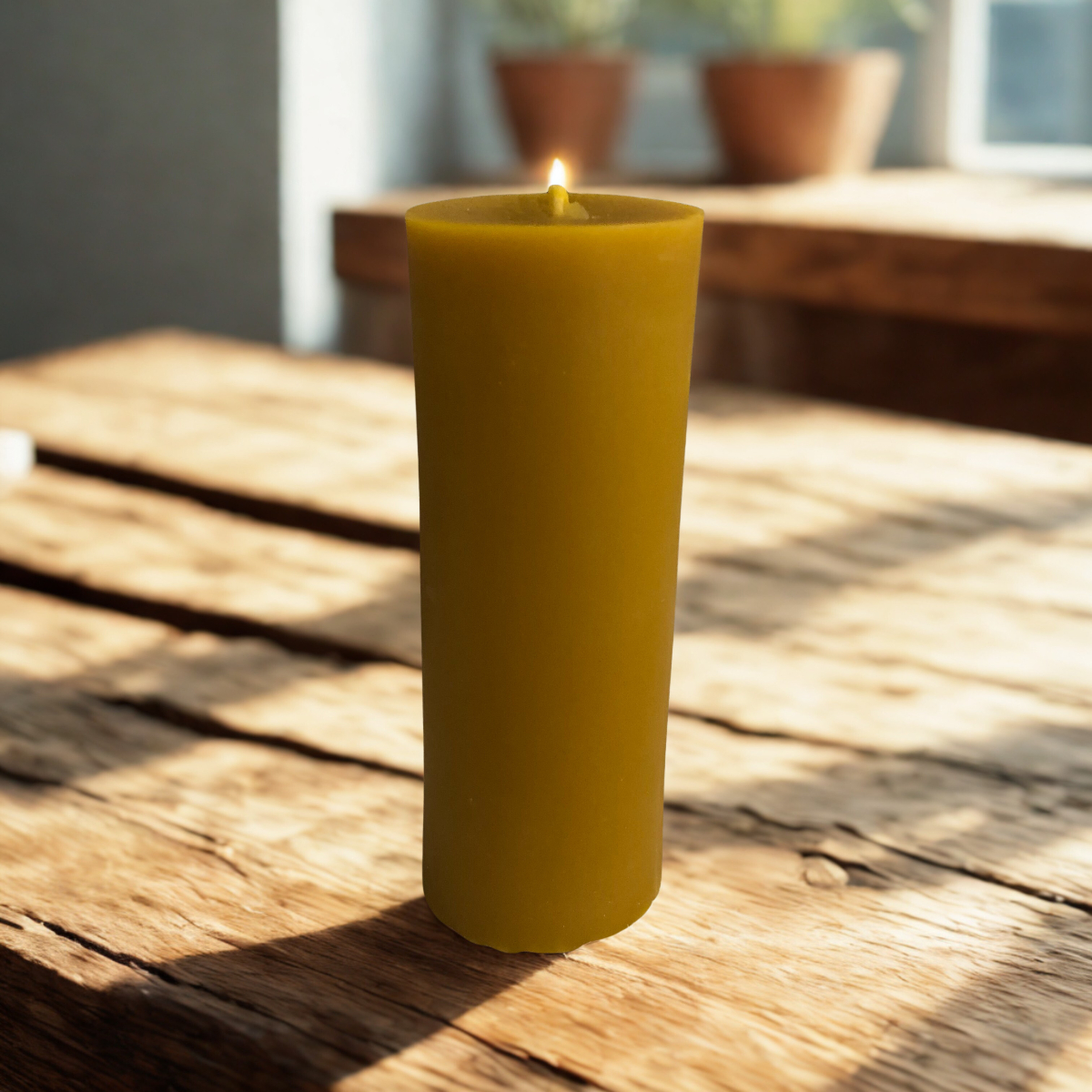 Medaus Šviesa - bičių vaško žvakė