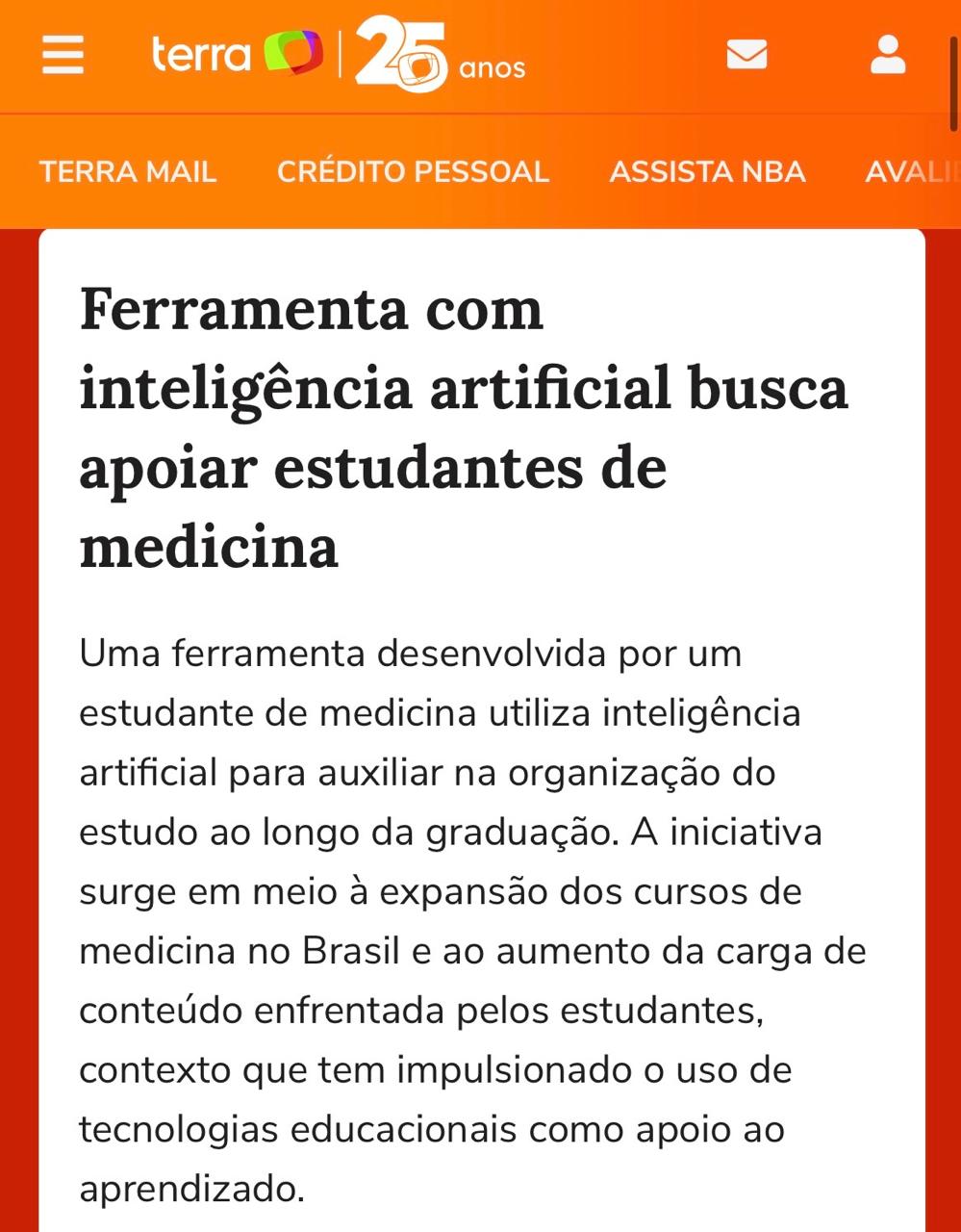 Ferramenta com inteligência artificial busca apoiar estudantes de medicina