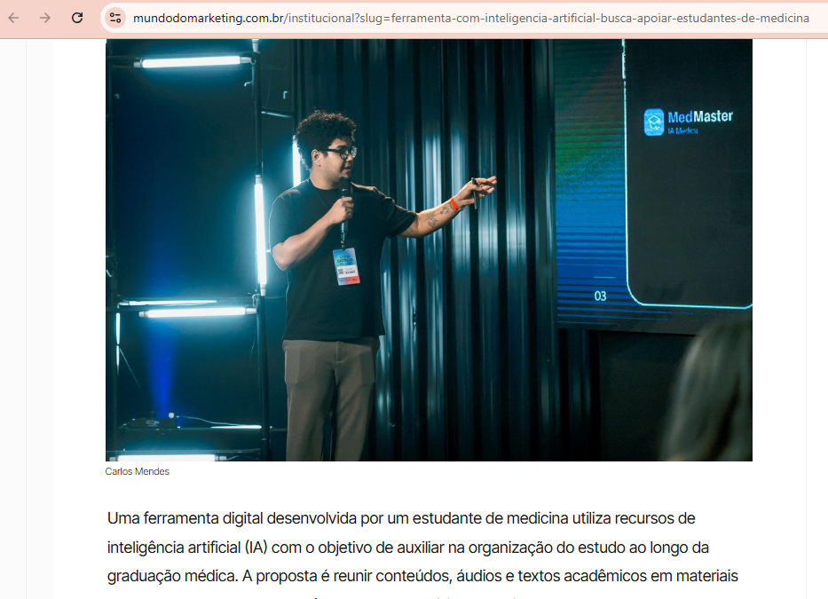 Ferramenta com inteligência artificial busca apoiar estudantes de medicina