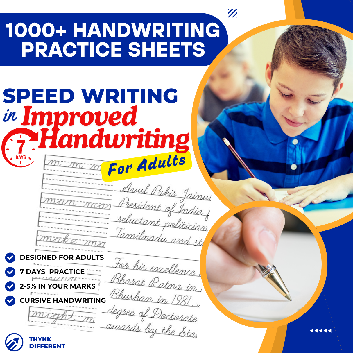 Handwriting worksheets collection