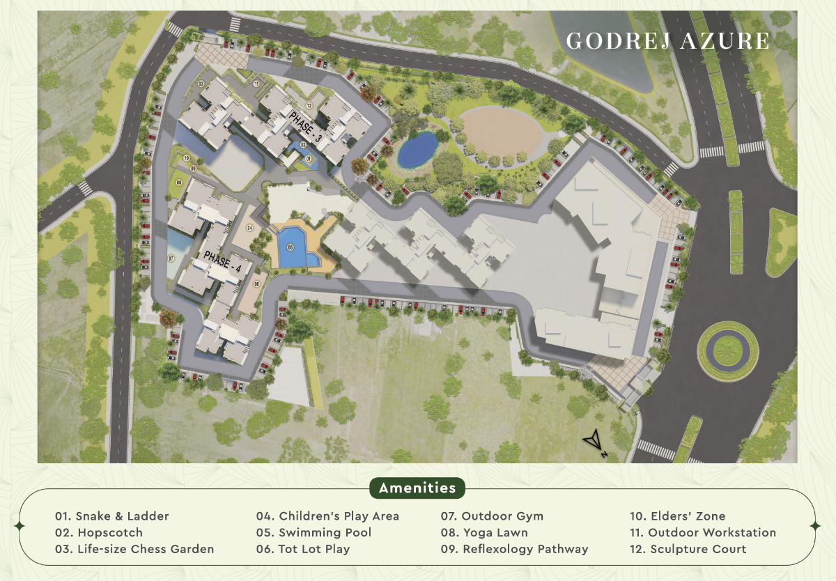 Godrej Azure Chennai Master Layout Plan