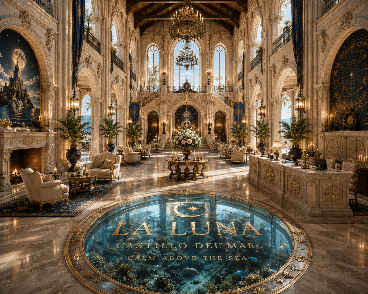 La Luna — the moon over Castillo Del Mar