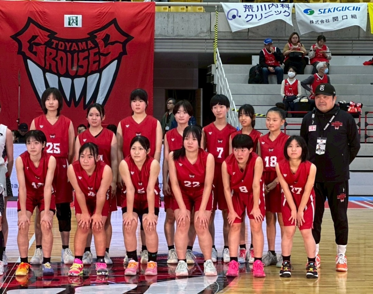 BリーグU15女子チャンピオンシップ出場決定