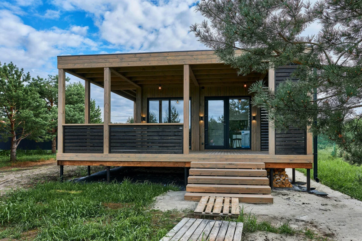 Баня в стиле Хай-тек 40