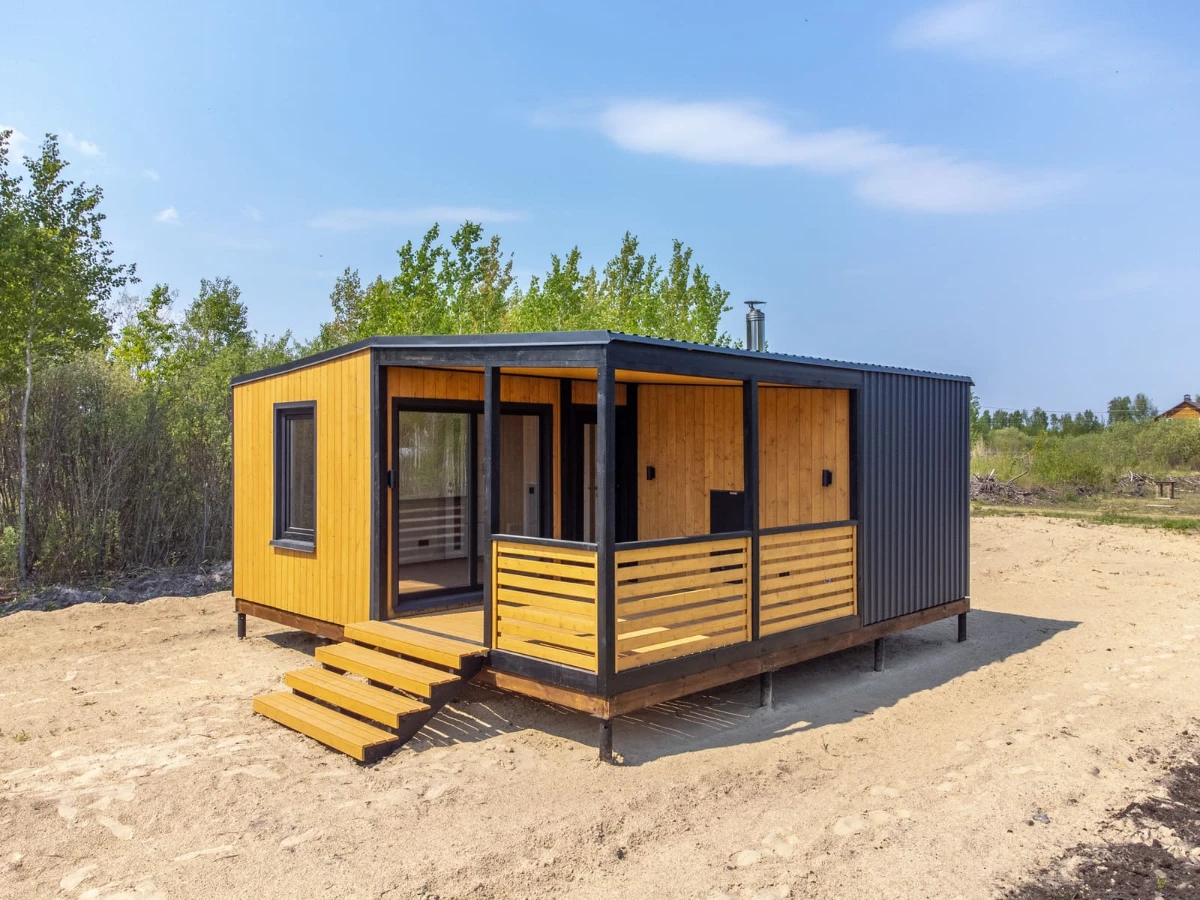 Баня в стиле Барн 30