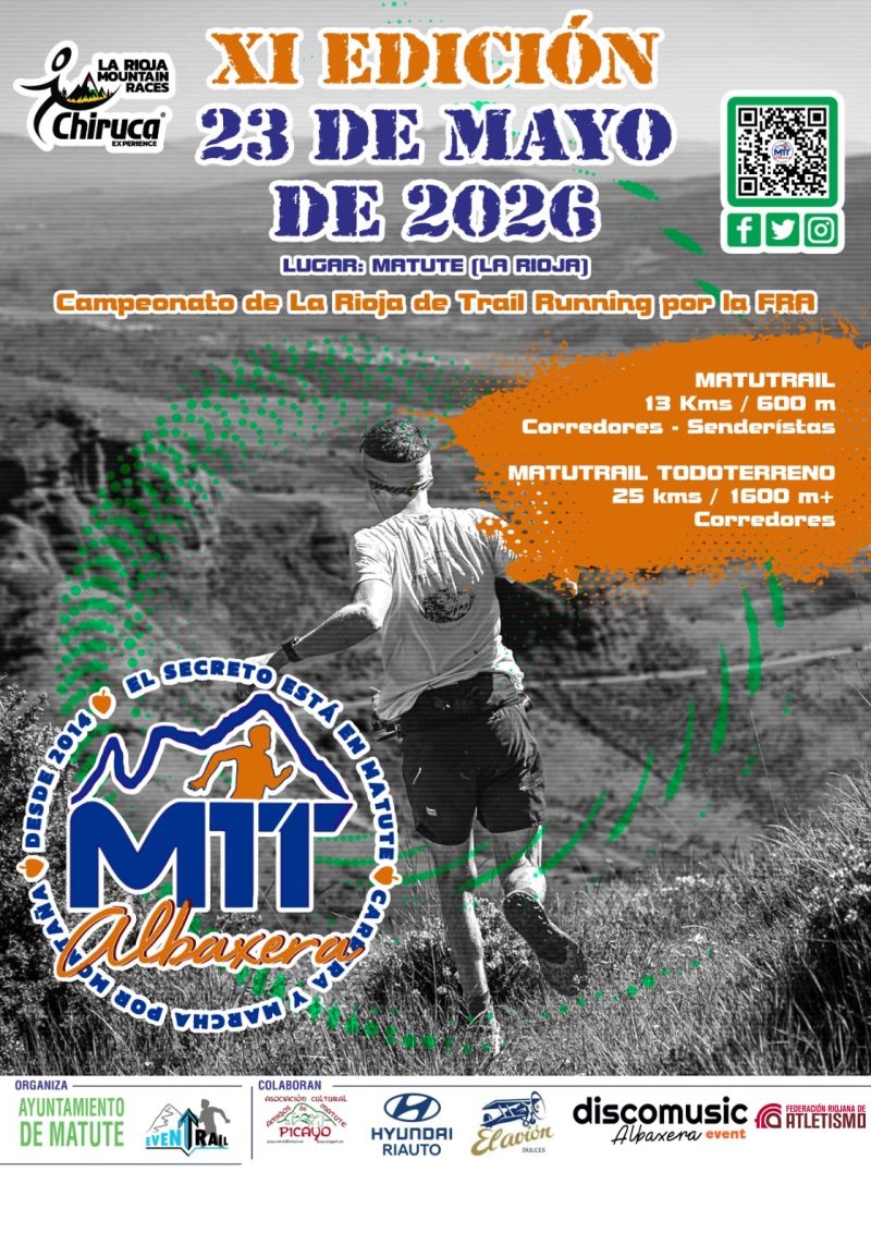 Cartel Oficial MATUTRAIL ALBAXERA 2026