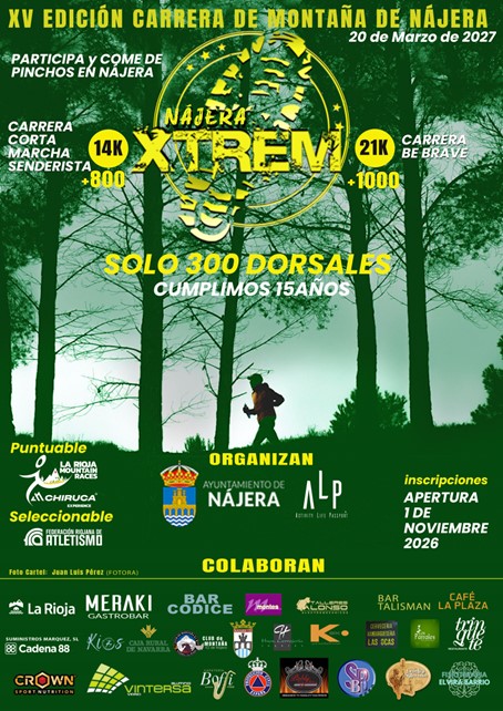 Cartel Oficial XV Nájera Xtrem 2027