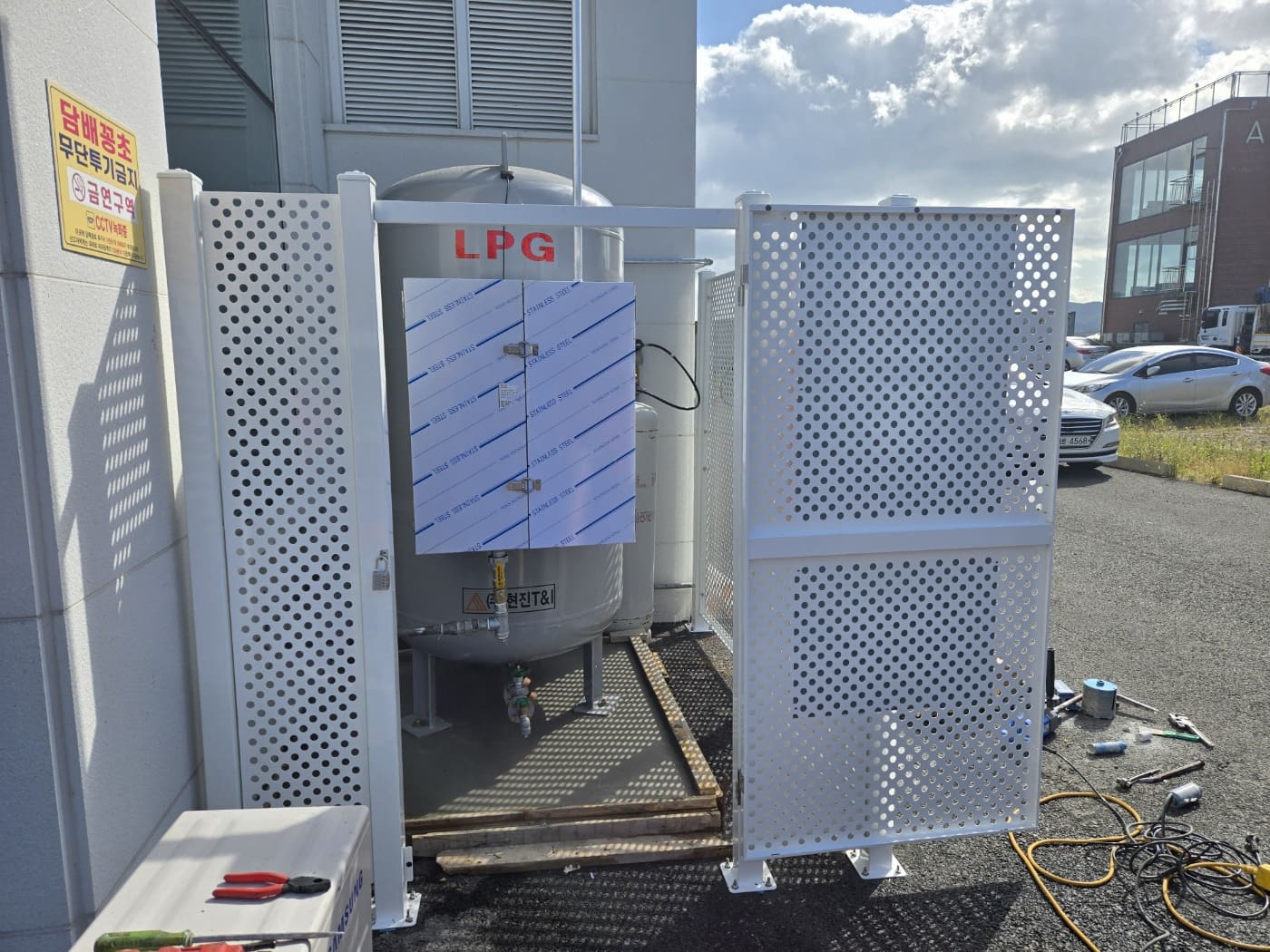 부산 명지동 휀스시공