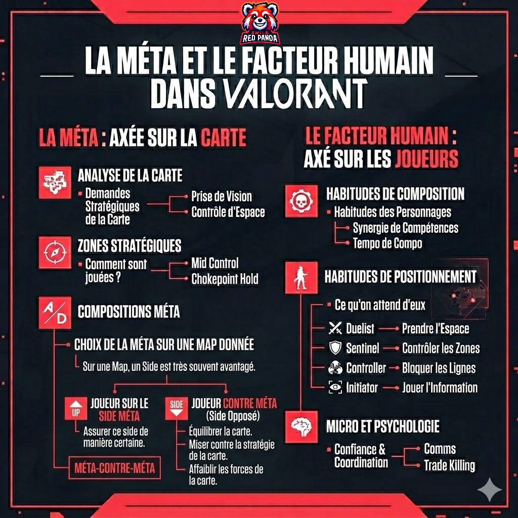 La Méta et le Facteur Humain dans Valorant - Guide Complet Red Panda