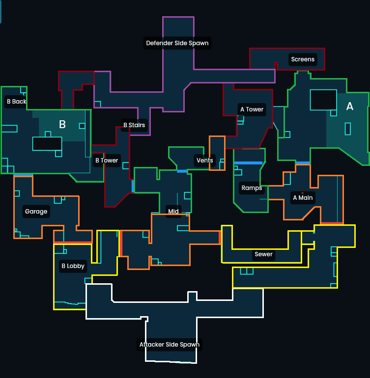 Split Strategic Zone Map