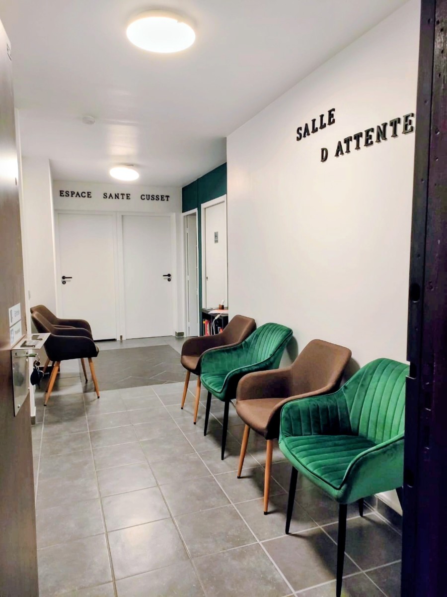 Salle d'attente cabinet psychologue Villeurbanne