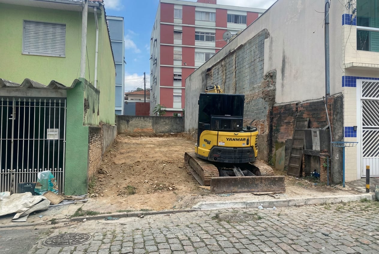 Serviço de limpeza de terreno - Aurion Construtora