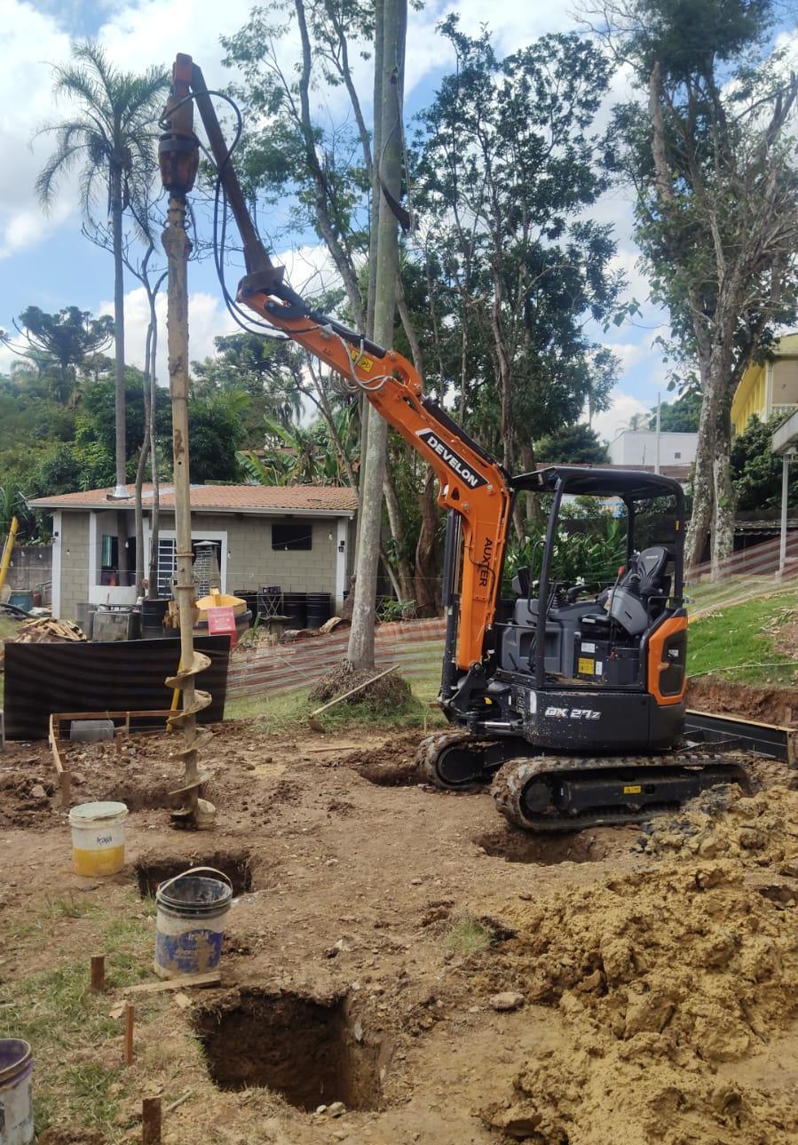 Serviço de perfuração - Aurion Construtora