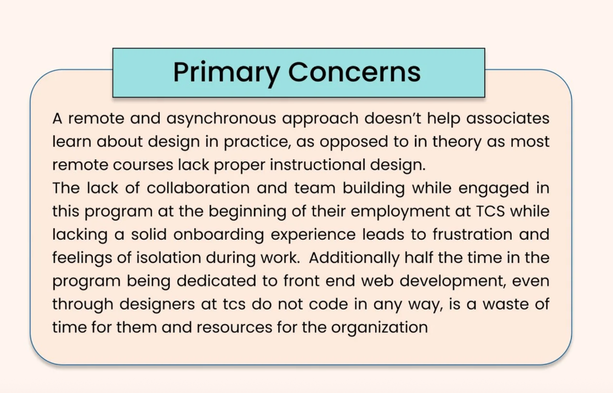 Primary Concerns Analysis