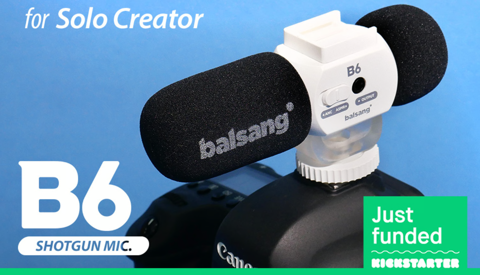 B6 Multi-directional Shotgun microphone for content creator