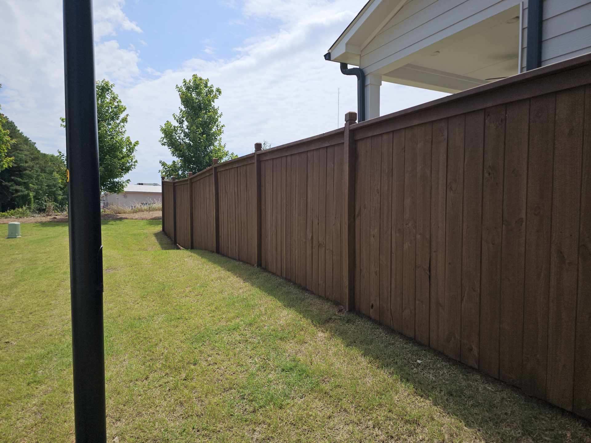 Fence Staining