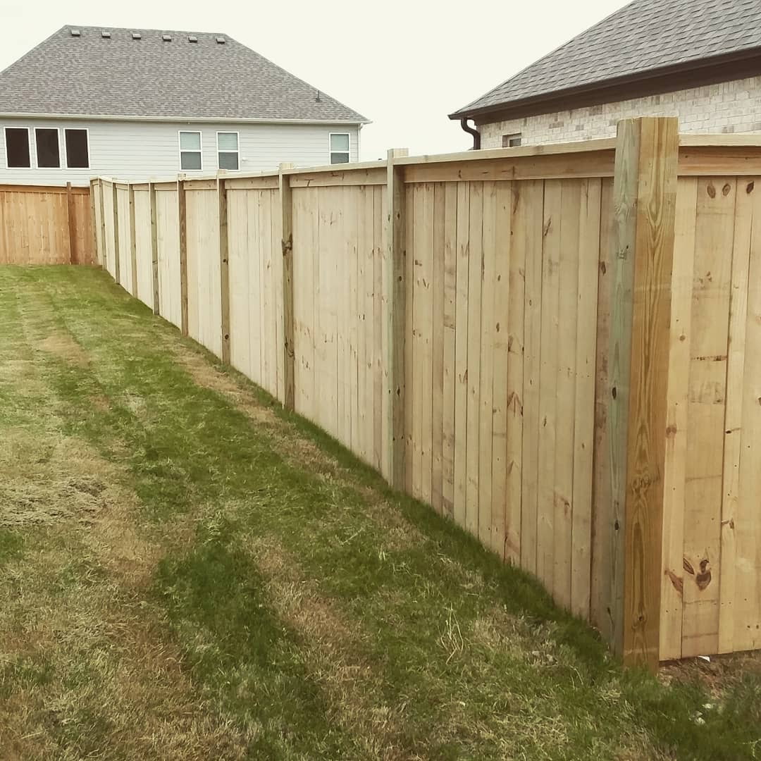Modern Horizontal Fence