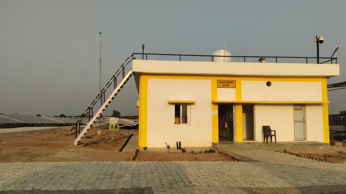Solar Power Plant Control Room