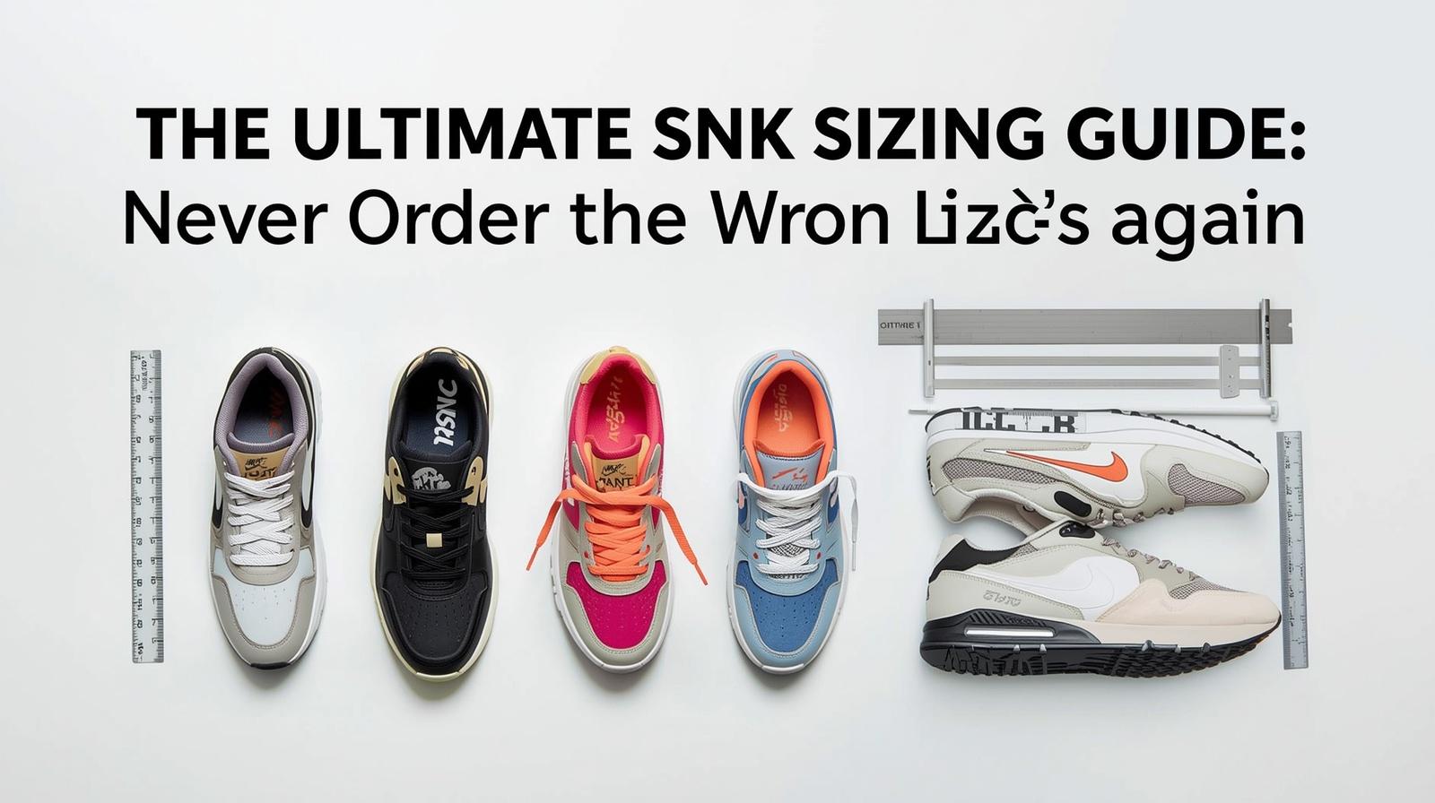 The Ultimate Sneaker Sizing Guide: Never Order the Wrong Size Again