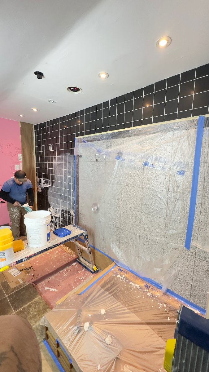 Bathroom Transformation before